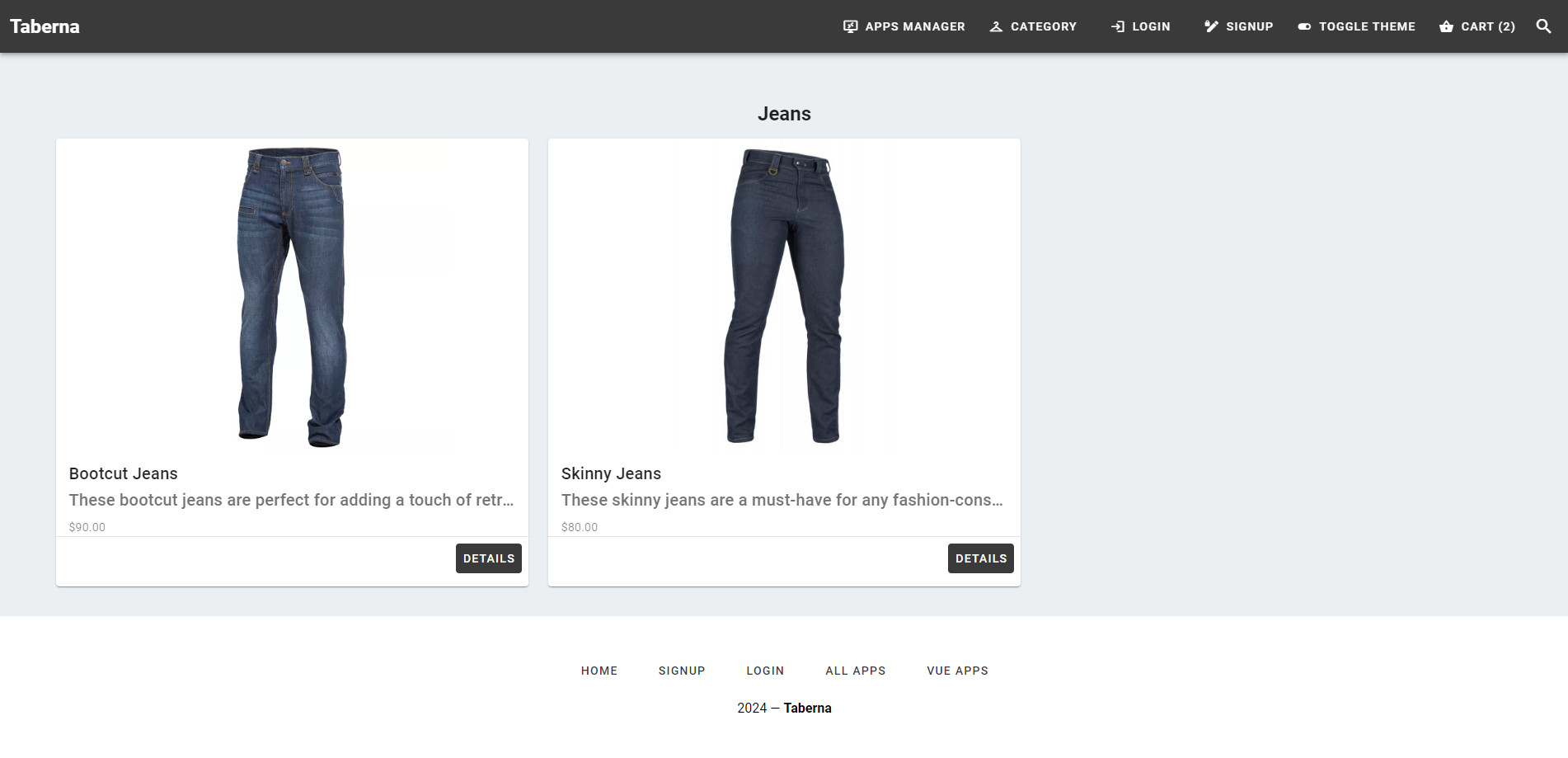 Vue.js eCommerce App