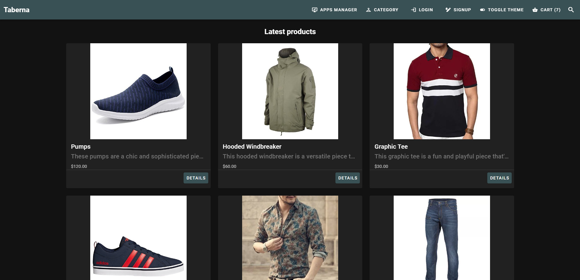 Taberna DRF eCommerce