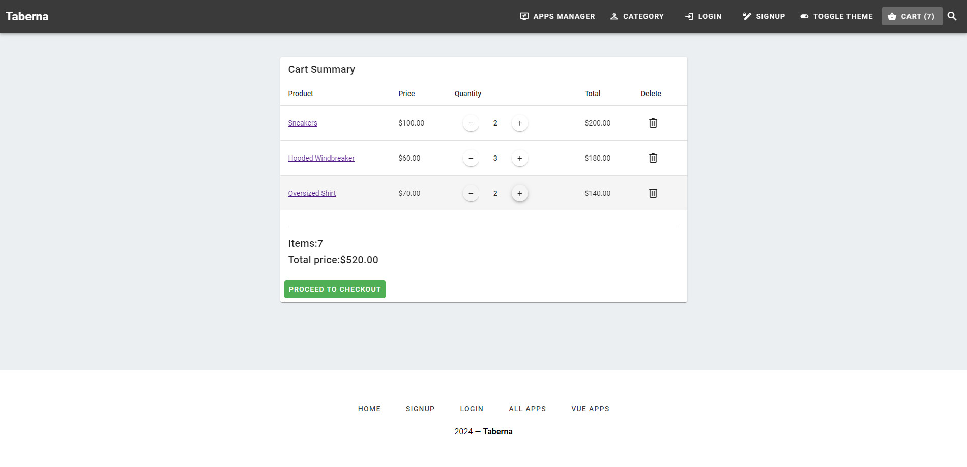 Vue.js eCommerce App