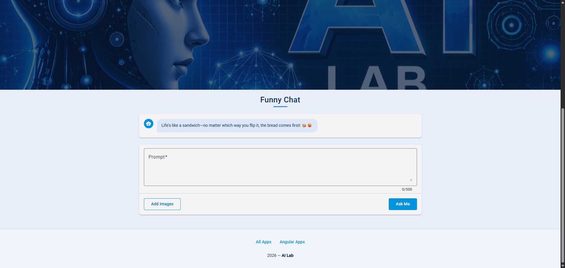 AI Lab Angular Front-End